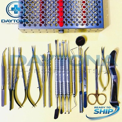 Micro Periodontal Oral Surgery Kit Surgical Instruments Dental Oral Surgery Kit
