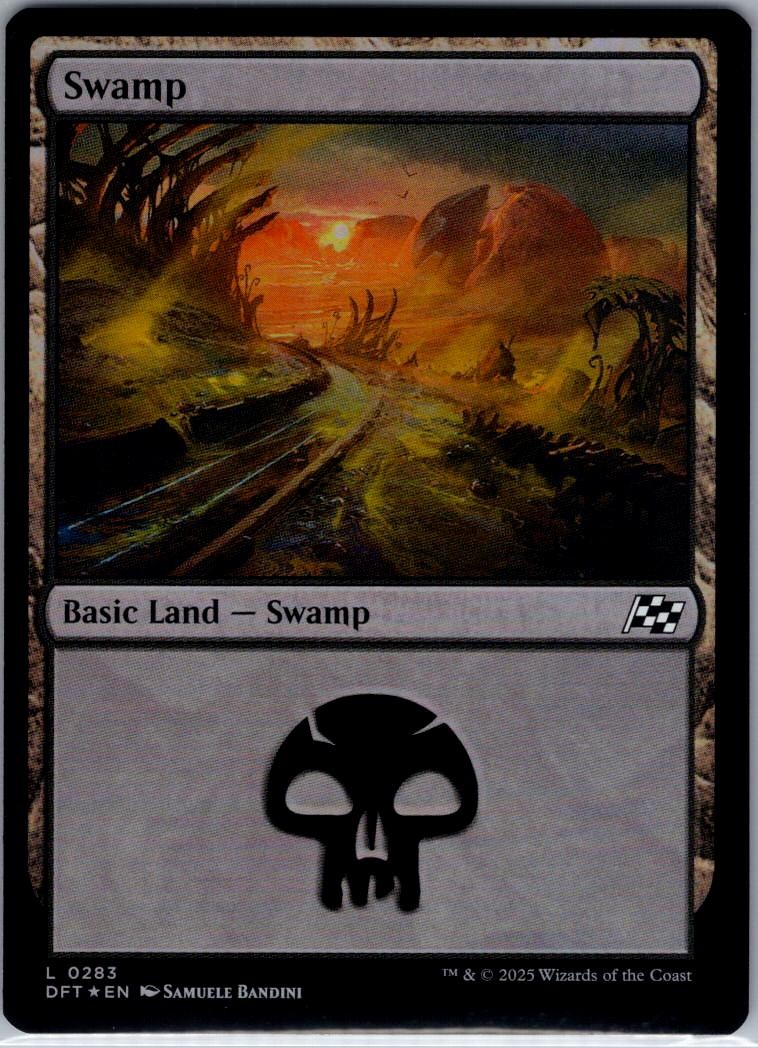 Swamp (0283) 283 Land Aetherdrift Magic: The Gathering Foil Near Mint