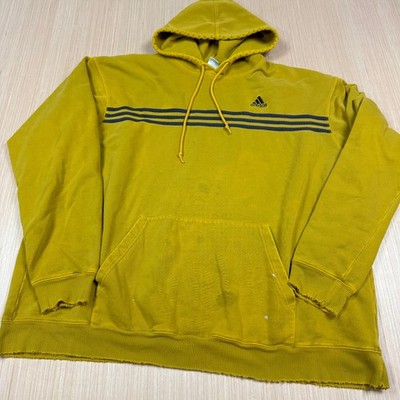 Vintage 90s Adidas y2k Hoodie Faded Distressed Thrashed XL Equipment eqt