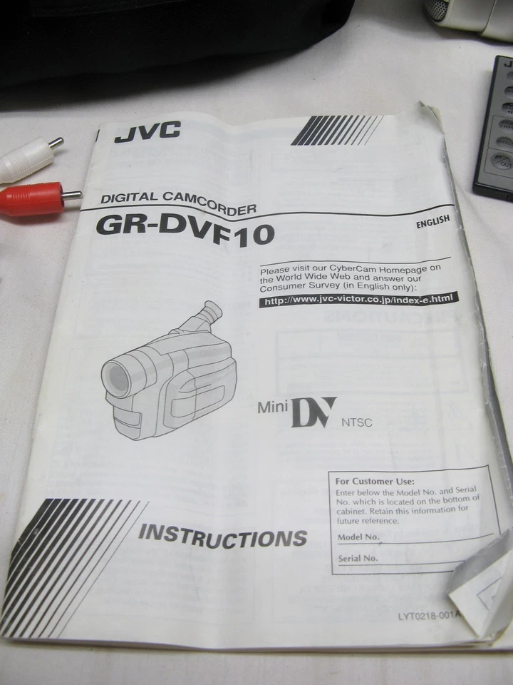 JVC CyberCam GR-DVF10 Digital Video Camcorder outfit -  TESTED WORKING GOOD - Image 4 of 4
