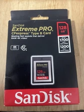 SanDisk Extreme PRO 128GB CFexpress Type-B Memory Card