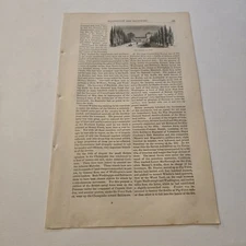 The Capitol In 1814 Washington DC War Of 1812 c. 1864 Engraving (389)