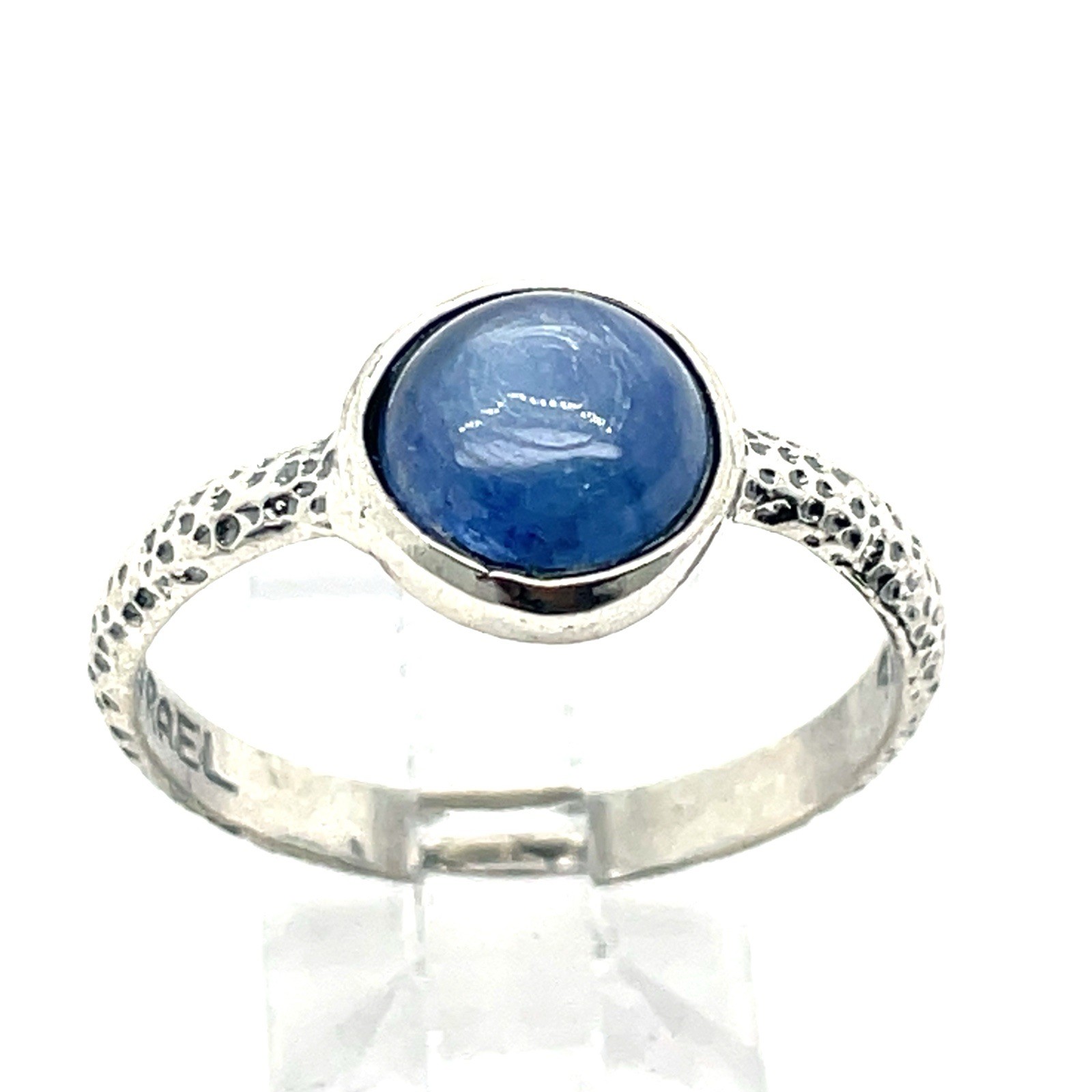 925 Sterling Silver Bezel Set Multi Gem Trio Stac… - image 4