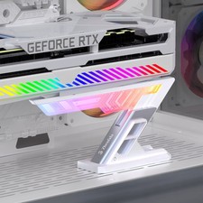 ARGB GPU Support Bracket, Adjustable 75-128mm Anti-Sag Holder 5V 3-Pin