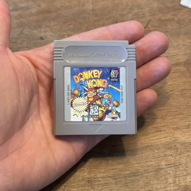 Donkey Kong (Nintendo Game Boy, 1994) DMG-QD-USA-1. Untested