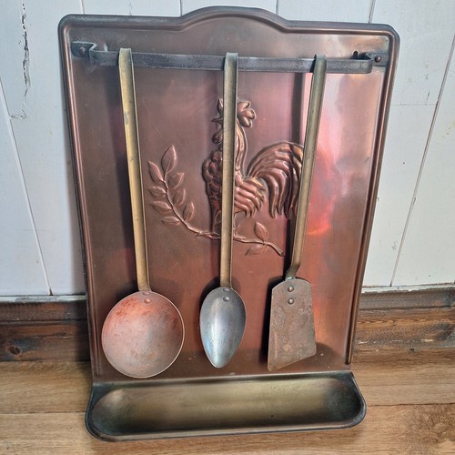 ANCIEN PORTE Ustensiles De Cuisine Emaille EUR 25,00 - FR
