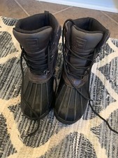 FILA Unisex-Child WeatherTech Extreme Western Boot Youth US 5 Brown Black Lace