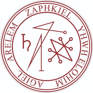 Samael Arch Angel Sigil Vinyl Sticker Decal cad cut seal amulet
