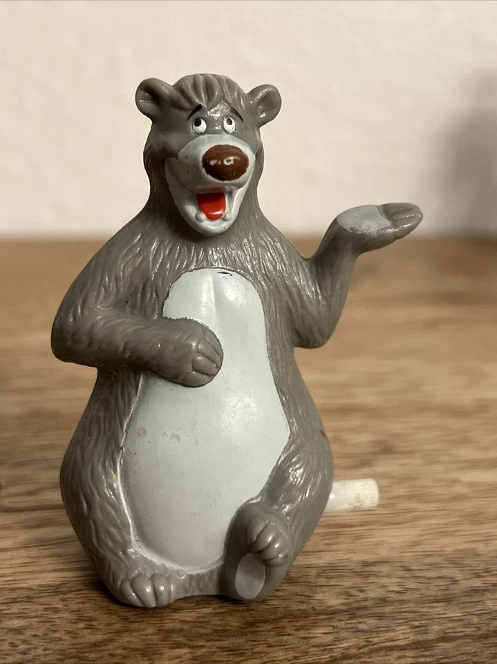 BALOO DISNEY EL LIBRO DE LA SELVA CUERDA 3” FIGURA DE ACCIÓN JUGUETE DE PLÁSTICO (USADO) Foto 2 de 4