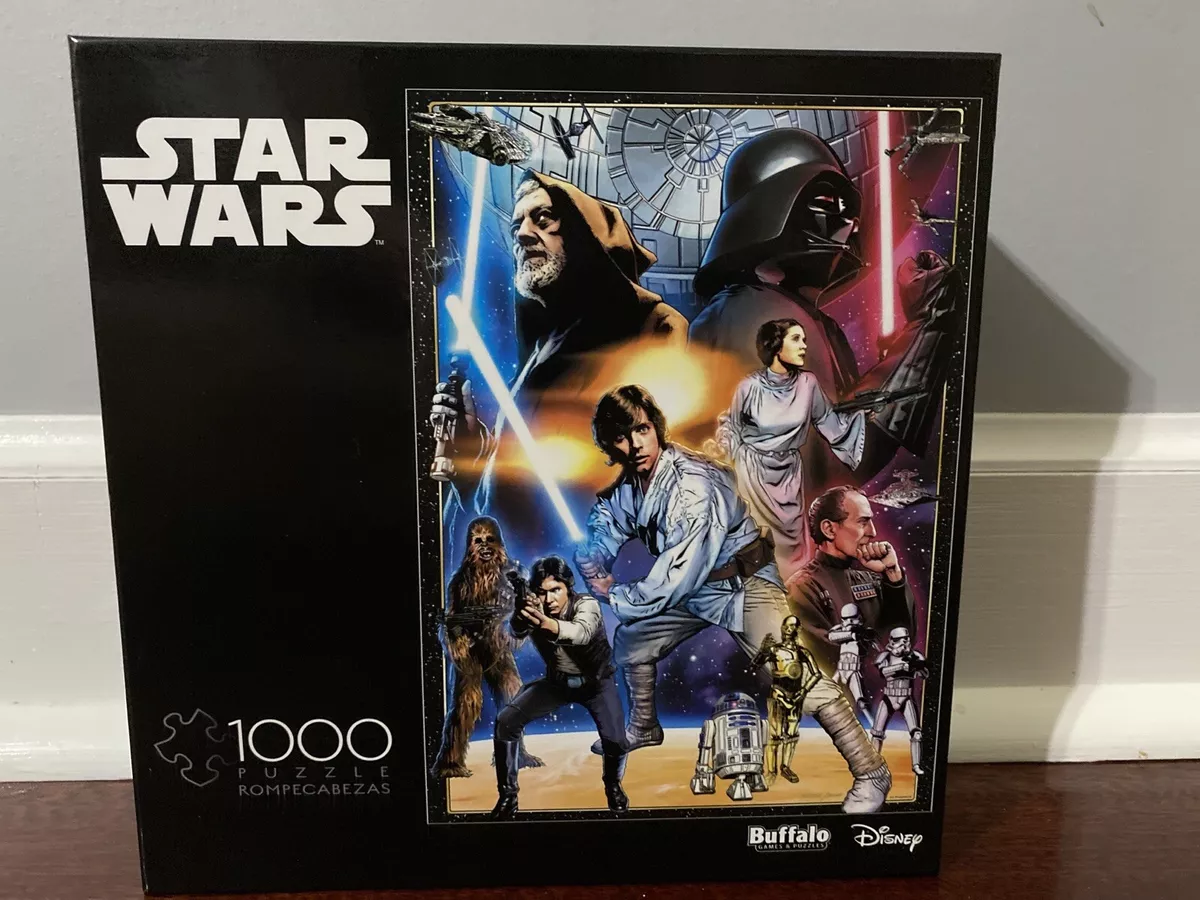 STAR WARS Disney Puzzle 1000 PIECE BUFFALO Games Sealed