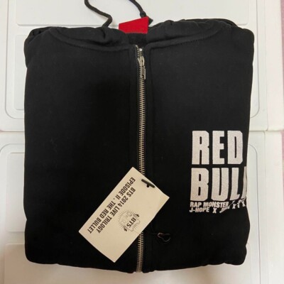 New BTS Zip Up Hoodie Black 2014 BTS The Red Bullet in Seoul First
