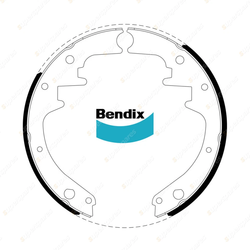 Bendix Rear Brake Shoes for Ford Fairmont Falcon XA XB XC XD XE XF XM XT XW XY - image 2 of 2