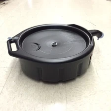 Flo Tool Oil Drain Pan Round 15 Quart Capacity Oil Pan and Carrier 11838