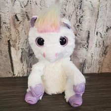 Moose Scruff-A-Luvs Unicorns Plush Sparkle Eyes Rainbow Hair 8" Stuffed Animal 