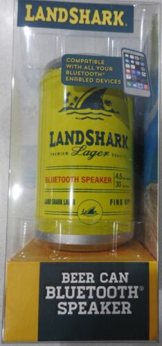 LandShark Beer Can Bluetooth Speaker NEW 5 Hour Runtime 30' Range - Picture 1 of 9
