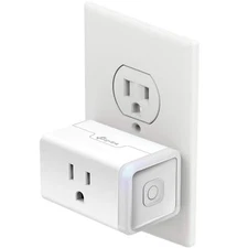 Kasa Smart Plug Mini with Energy Monitoring Smart Home Wi-Fi Outlet Works wit...