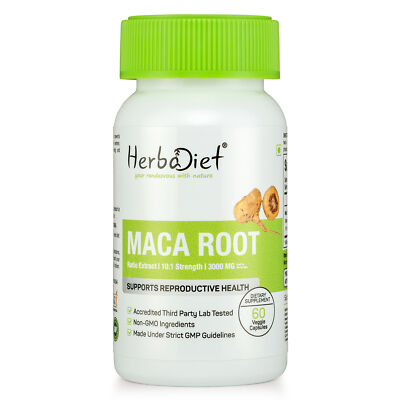 POTENT Maca Root Extract 300mg Sexual Wellness Enhancer Energy Boost 60 Capsules