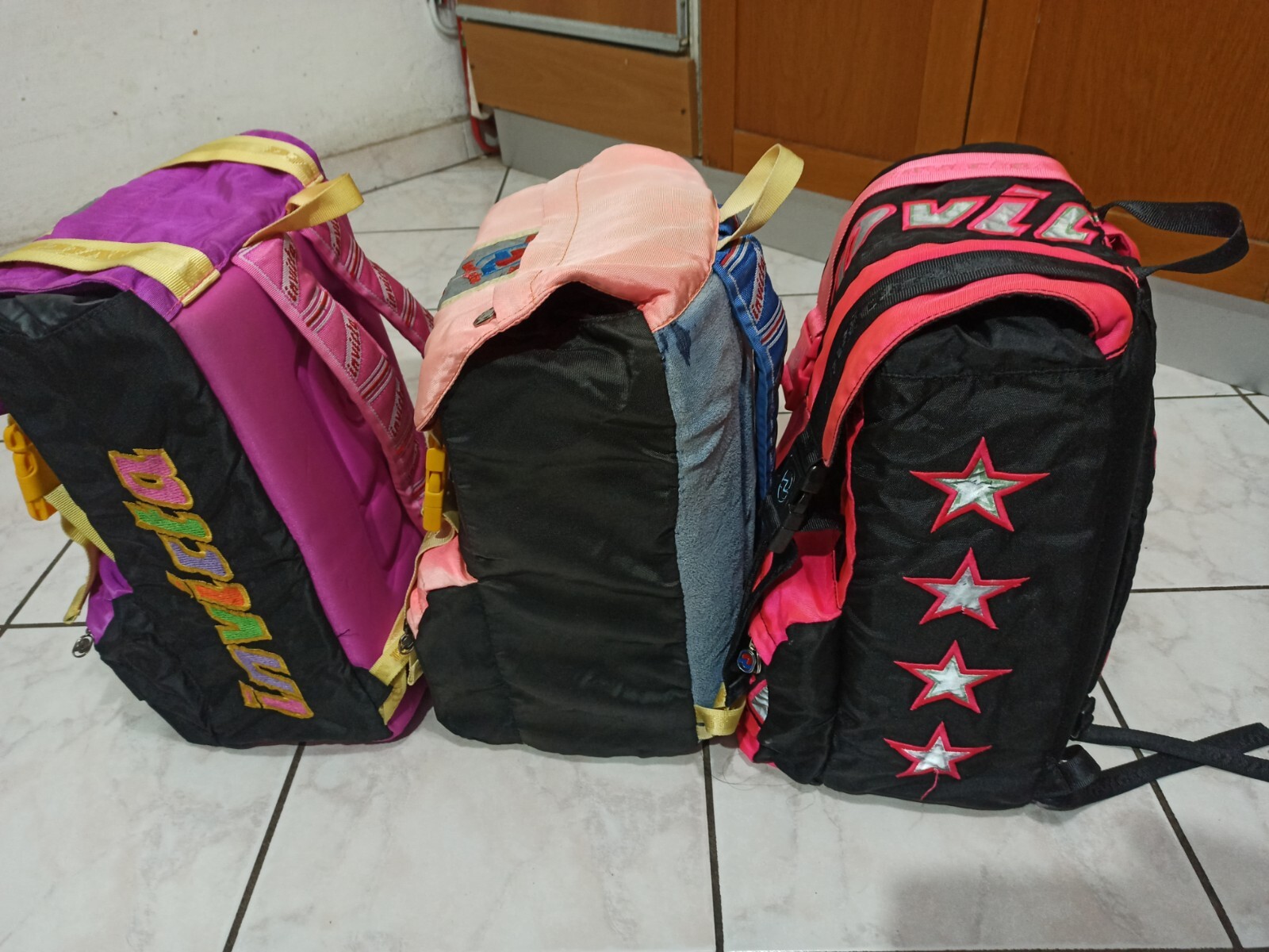 Invicta Three backpack multicolor USED vintage im… - image 5