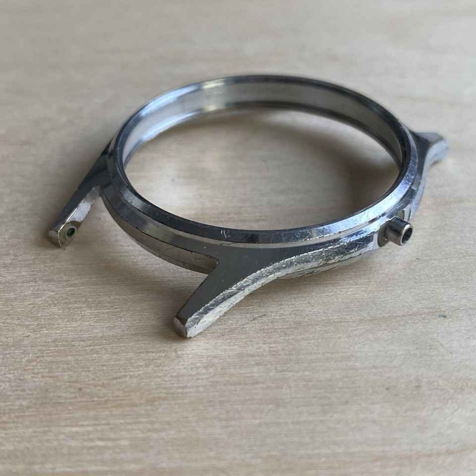 Genuine Vintage Jaeger LeCoultre Chrome Plated Watch Case Middle Part