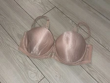 Lily of France 2101122 Strapless Multi Way Balconette Bra UW Shimmery 38C Beige