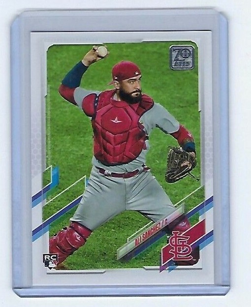 2021 Topps Update Ali Sanchez ADVANCED STATS Parallel #'d /300 Rookie #US244 RC