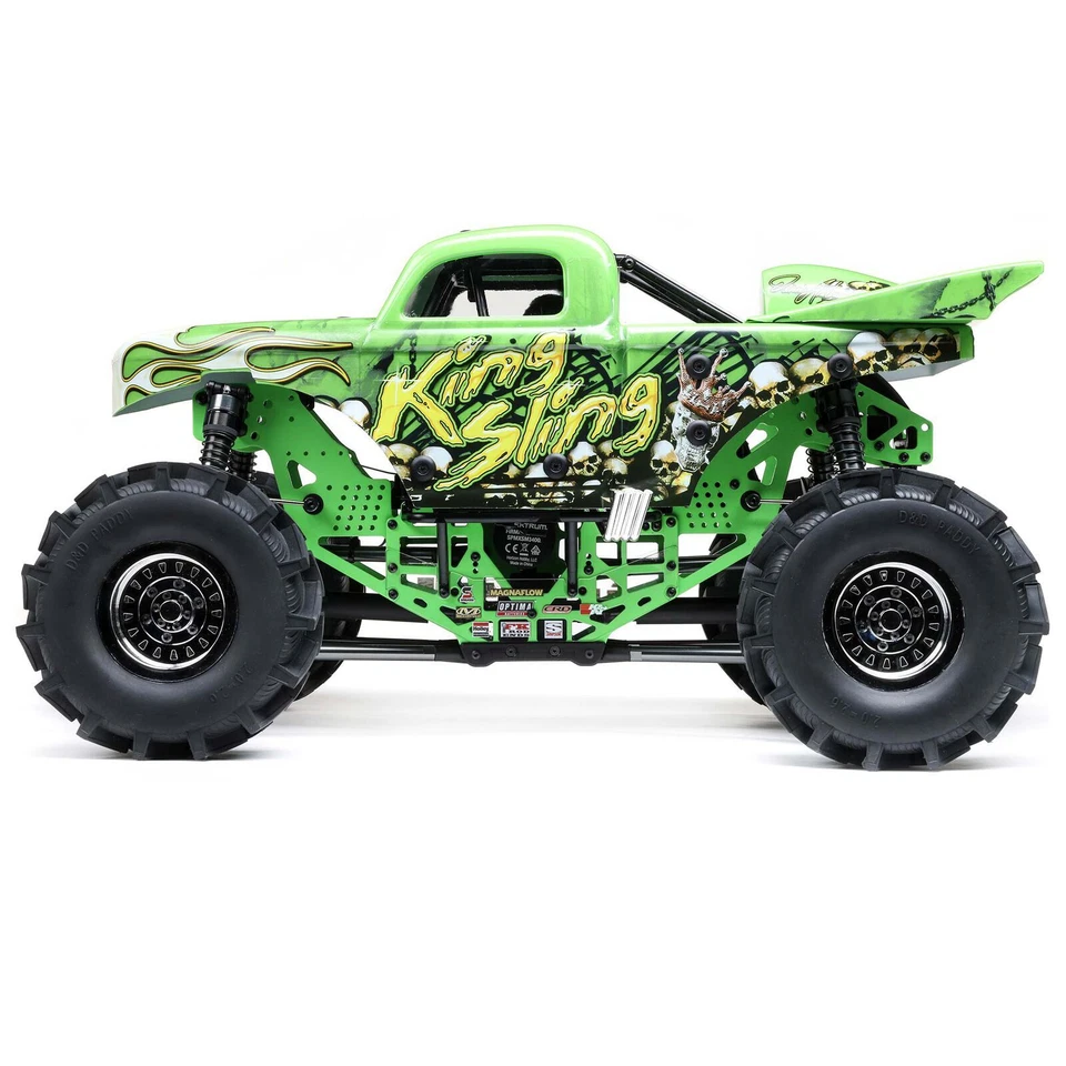 Losi LOS04024T1 1/8 LMT 4WD Solid Axle Mega Truck Brushless RTR King Sling Green - Image 3 of 4