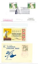 TENNIS 7 x COVER/ CARD / PPC - 1 SIGNED --VF