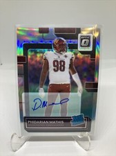 2022 Donruss Optic Rated Rookie Holo Prizm /125 Phidarian Mathis Rookie Auto RC