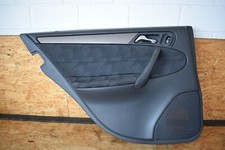 Mercedes W203 C Klasse T&uuml;rverkleidung Verkleidung hinten links Stoff Schwarz