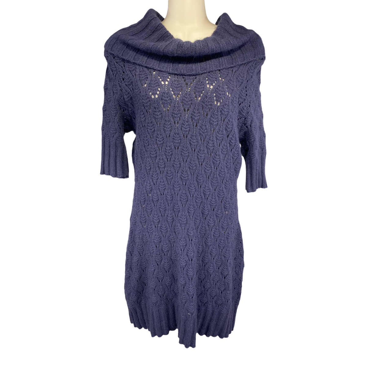 Woman Size L Knit Dress Blue Purple Stretch Fit by Cynthia Rowley Woman Size L Knit Dress Blue Purple Stretch Fit by Cynthia Rowley
