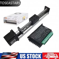 Complete Linear Motion System Kit,Nema23 57 stepper Driver,for Laser Engraving
