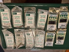 NEW! LOT of  GREEN  DIAMOND SAFETY LENS, 2” x 4-1/4”, PC-24 4-Green 8 Clear