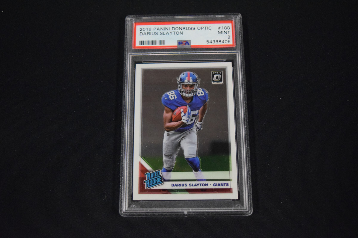 Darius Slayton Panini Donruss Optic #188 Teal Velocity