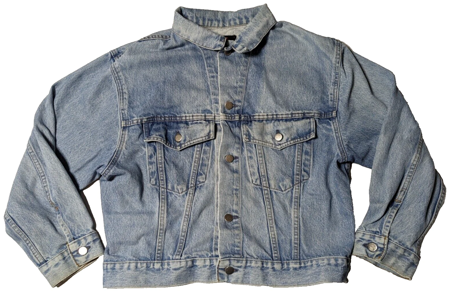 VTG GREAT THING VANCOUVER BC CANADA Men Medium Denim Trucker Jean Jacket