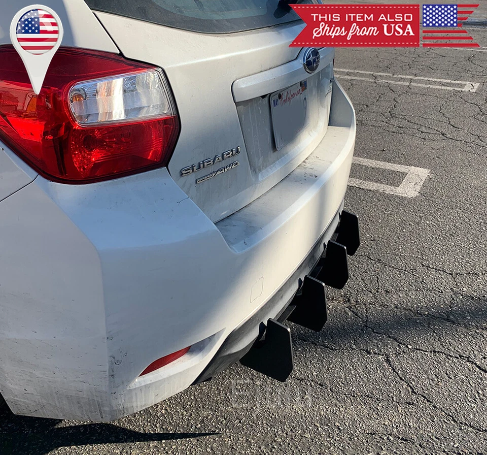 Divisor de extensión de hoja de viento de valencia difusor de parachoques de 32" aleta de tiburón para Hyundai Foto 2 de 4