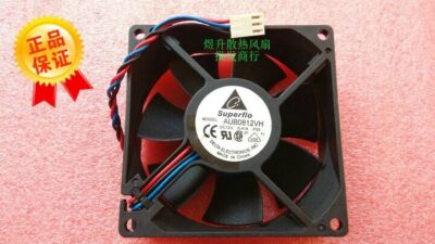 1 PCS      AUB0812VH-FOO DC12V 0.41A 8025 8CM 3 pin Chassis Power   #A6-31
