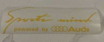 Sports Mind Powered By AUDI SPORT RS4 S- Line Decal Sticker - Foto 3