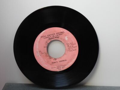 Percy Thomas:  Lonely In A Crowd,   U.S  EX   7''