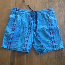Cheetah Mervyns Mens Size M Swim Trunks Drawstring Coin Pocket No Lining Vintage