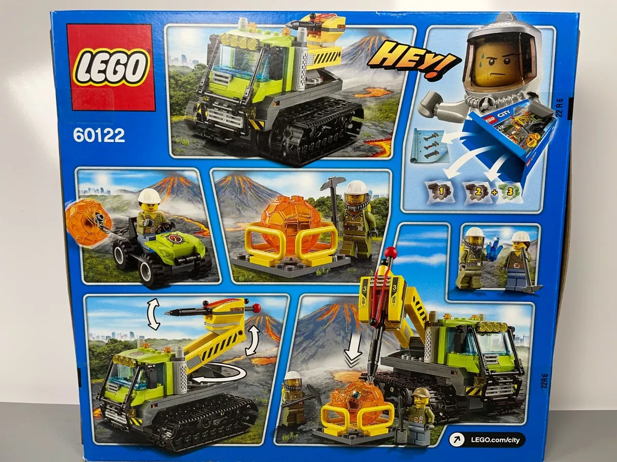 LEGO City Volcano Crawler 60122 - 324 pcs 3 Minifigures Volcano