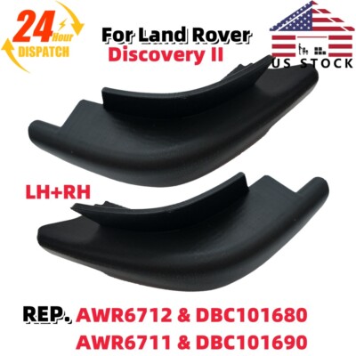 For 1999-04 Land Rover Front Gutter Drip Rail Finishers Left+Right  Discovery 2