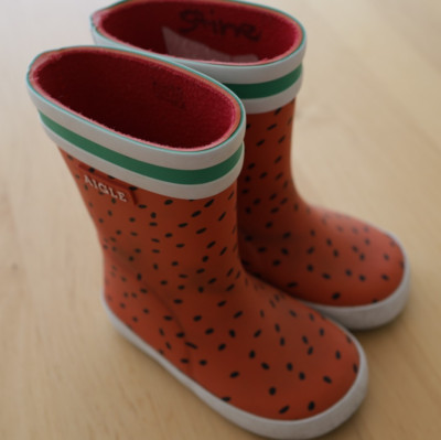 Aigle Kindergummistiefel rot Gr. 21 Wassermelone