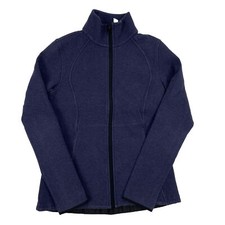 Lululemon Insculpt Jacket Heathered Deep Indigo Women's Size 6