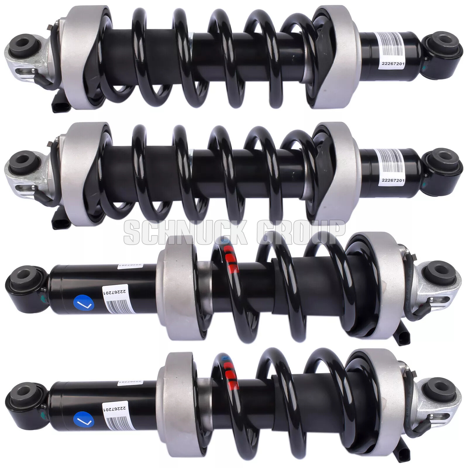 2x Front + 2x Rear Shock Absorber Strut Magnetic Ride For Audi R8 Spyder 07-15