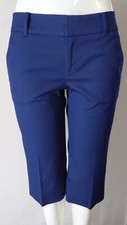  158 NEW LILLY PULITZER 4 Capri Charity Palm Beach Fit Crop Stretch Canvas Navy