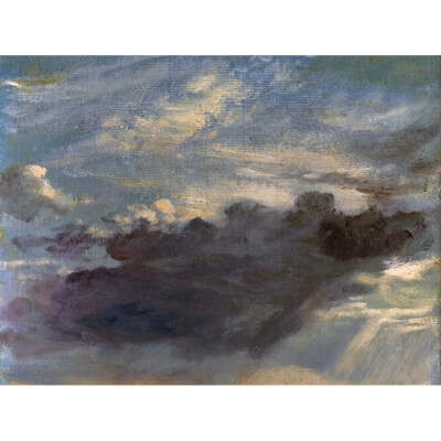 John Constable Wolkenstudie C1821 Kunstdruck Leinwand 30x40 cm