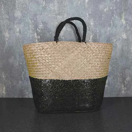 Update more than 144 black straw beach bag best kidsdream.edu.vn