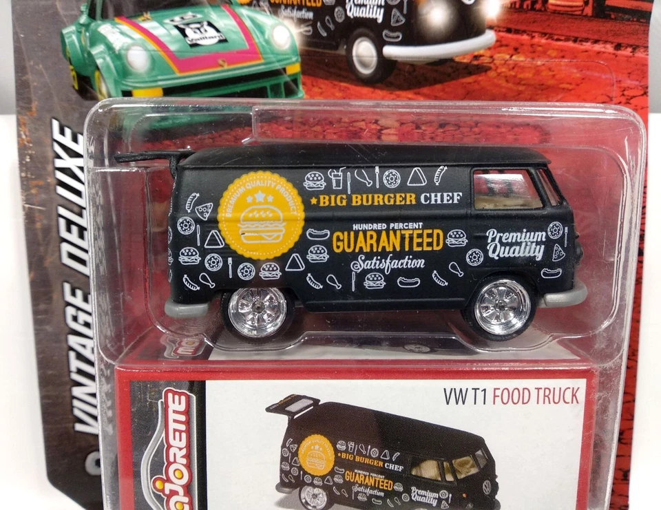 ★ VOLKSWAGEN T1 FOOD TRUCK - MAJORETTE VINTAGE DELUXE - 2019 - 243A ★ - Photo 2/4