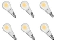 6X Osram Led Tropfen Filament E14 Dimmbar Warmweiß 5W = 50W Eek:G (Spektrum A-G)