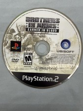 Brothers in Arms Earned in Blood (Playstation 2, 2005) PS2 Wargame FPS DISC ONLY